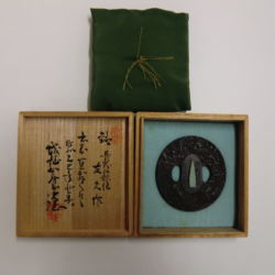 鐔 銘 長州萩住友久 鐔 銘 長州萩住友久