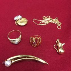 金指輪、ブローチ ペンダント 金指輪、ブローチ ペンダント