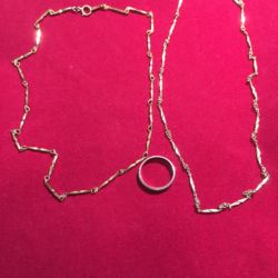 金ネックレス、金・プラチナ指輪 金ネックレス、金・プラチナ指輪